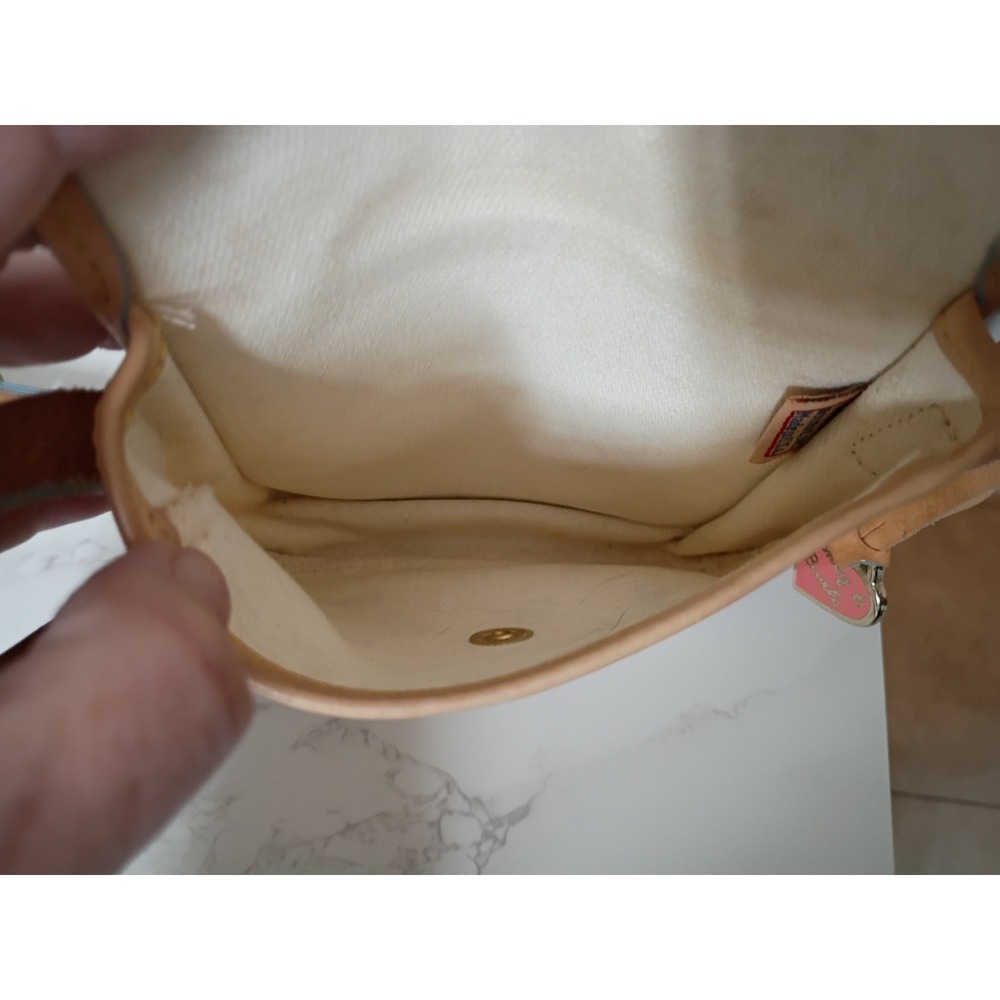 DOONEY & BOURKE Cream Mini Flap Crossbody Handbag -EUC - Picture 6 of 7